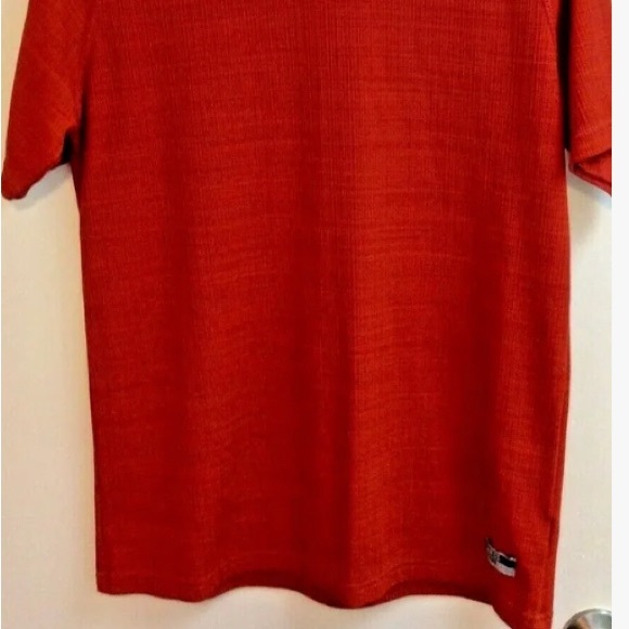 Mens Guess  jeans shirt orange size Large - Picture 4 of 4